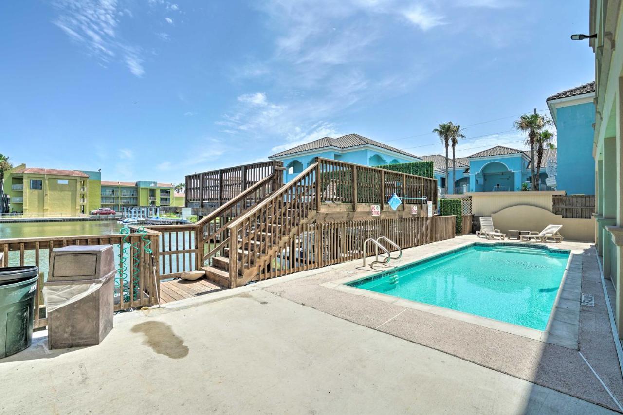 Updated Fiesta Isles Condo With Bay Views And Pool! South Padre Island Exterior photo