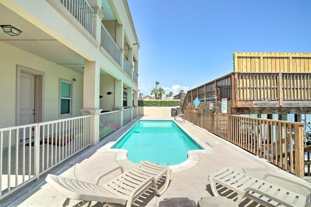 Updated Fiesta Isles Condo With Bay Views And Pool! South Padre Island Exterior photo