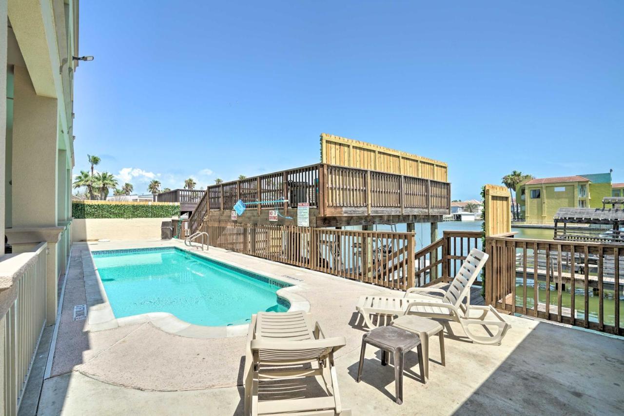 Updated Fiesta Isles Condo With Bay Views And Pool! South Padre Island Exterior photo