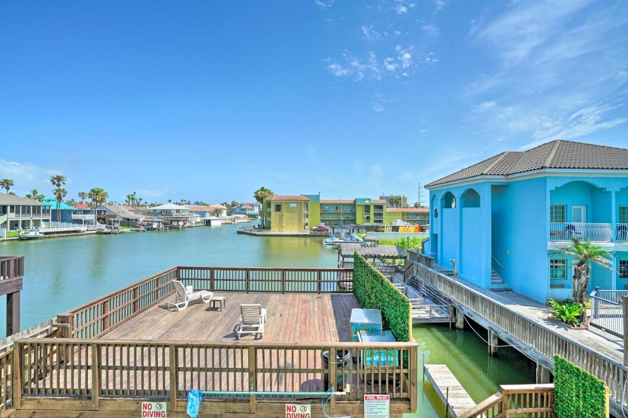 Updated Fiesta Isles Condo With Bay Views And Pool! South Padre Island Exterior photo