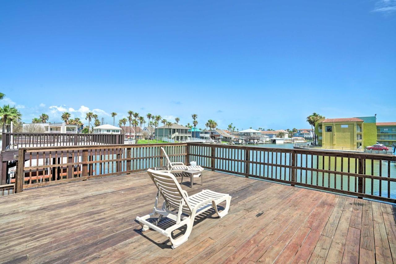 Updated Fiesta Isles Condo With Bay Views And Pool! South Padre Island Exterior photo