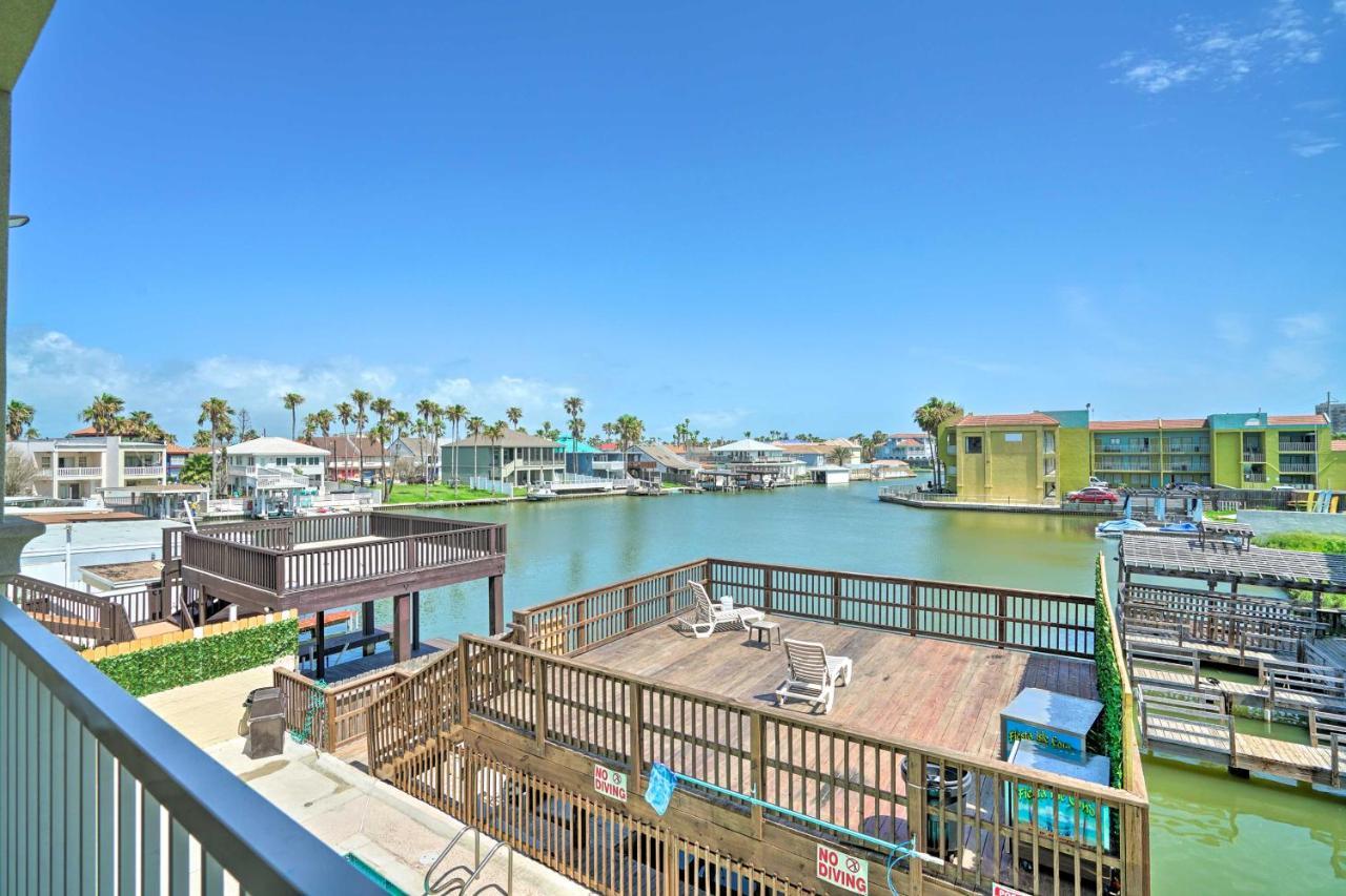 Updated Fiesta Isles Condo With Bay Views And Pool! South Padre Island Exterior photo